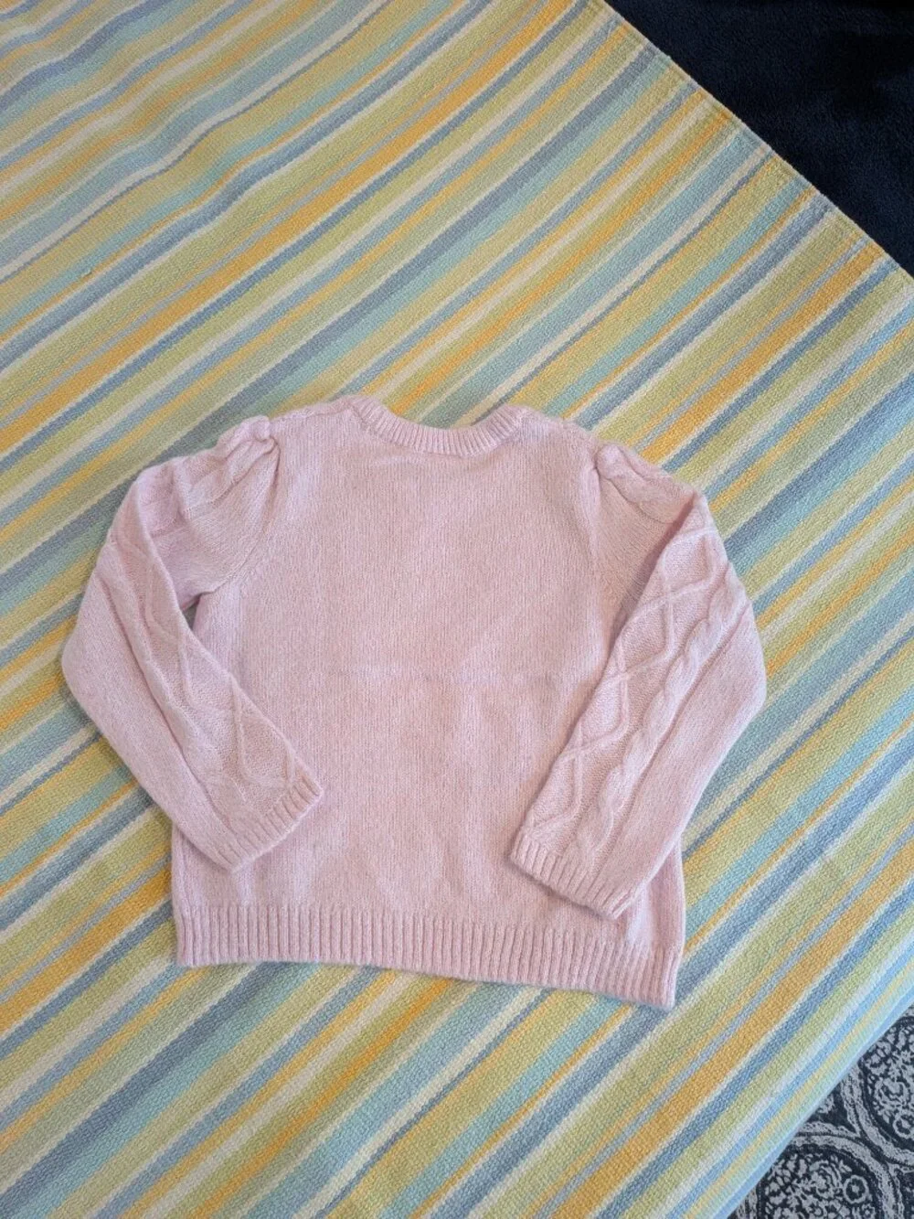 ⭐ NEW NWT Girls Gymboree Pink Diamond Knit Sweater Size 6
